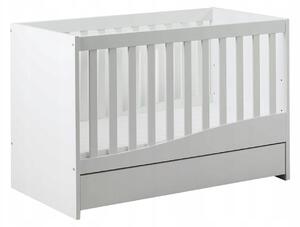 IGOR babaágy ágyneműtartóval 60x120 cm - fehér