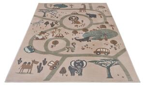 Bézs gyerek szőnyeg 120x170 cm Animal Park – Hanse Home