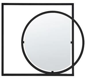 Falitükör AUXY 78 cm 70 cm Fém Fekete