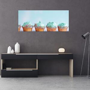 Cupcakes képe (120x50 cm)