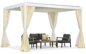 Lagos Premium 3x4 Garden Point szabadon álló terasz pergola fehér