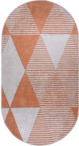 Narancssárga mosható szőnyeg 80x120 cm Oval – Vitaus