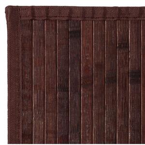 Sötétbarna bambusz szőnyeg 60x200 cm – Casa Selección
