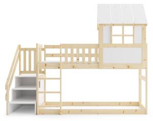 ANTRESOLA fa gyerekágy lépcsővel 90×200 cm