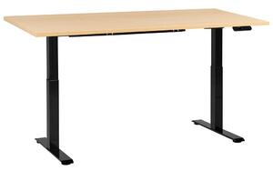 Elektromosan állítható asztal DESTINES Fekete/világosbarna 180 cm 72 cm