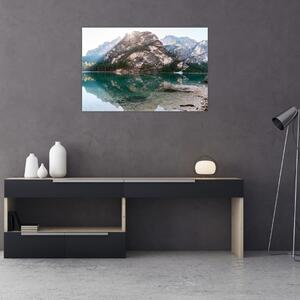 Kép egy hegyi tóról (90x60 cm)