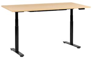 Elektromosan állítható asztal DESTINAS Fekete/világosbarna 180 cm 72 cm