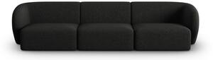 Fekete kanapé 259 cm Shane – Micadoni Home