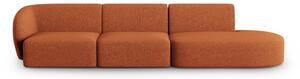 Narancssárga kanapé 302 cm Shane – Micadoni Home