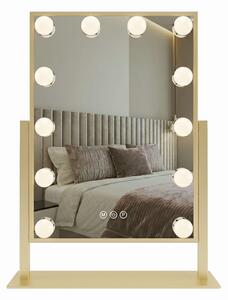 LED Tükör HOLLYWOOD L.Gold 30x40