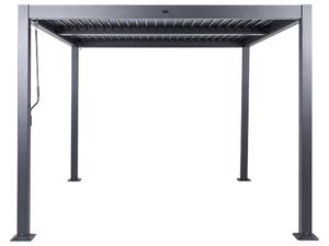 Pavilon FORNOLI Fém 296 cm 296 cm Fekete