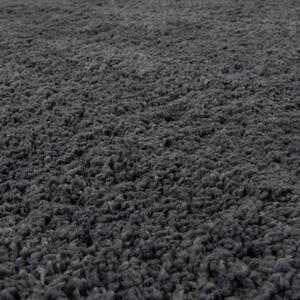 Antracitszürke szőnyeg 80x150 cm – Flair Rugs