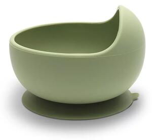 Lorelli szilikon tál tapadókoronggal - Fresh Green