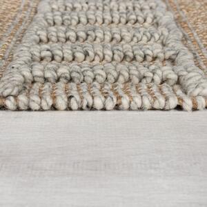 Világosszürke-natúr színű szőnyeg 160x230 cm Medina – Flair Rugs