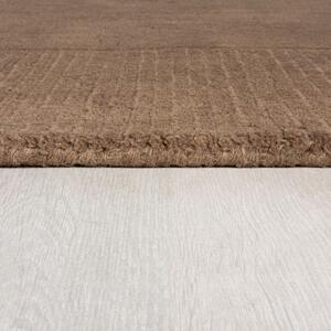 Barna gyapjú szőnyeg 120x170 cm – Flair Rugs