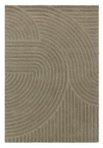 Khaki gyapjú szőnyeg 200x290 cm Hague – Asiatic Carpets