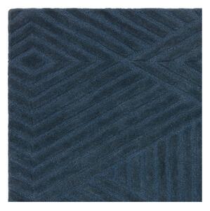 Sötétkék gyapjú szőnyeg 120x170 cm Hague – Asiatic Carpets