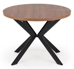 Asztal Houston 1495, 76cm, Fekete, Dió