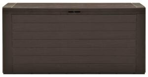 VidaXL barna kerti tárolóláda 116 x 44 x 55 cm