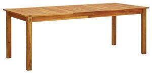 VidaXL tömör akácfa kerti asztal 200 x 90 x 74 cm