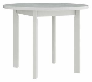 Asztal Victorville 375, 76cm, Fehér, Bükkfa