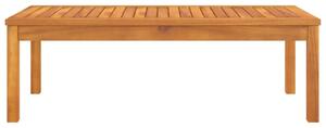 VidaXL tömör akácfa dohányzóasztal 100 x 50 x 33 cm