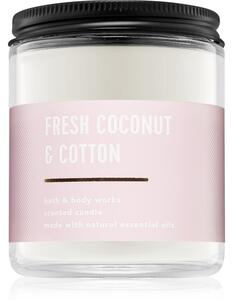 Bath & Body Works Fresh Coconut & Cotton illatos gyertya 198 g