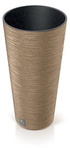 Virágcserép Prosperplast FURU SLIM ECO WOOD 30 cm, naturo