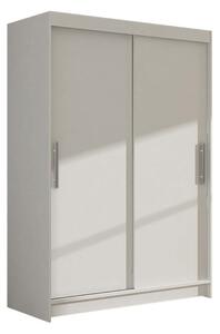 Gardróbszekrény Closico Pacron I, Laminált forgácslap, 200x120x58cm, Fehér