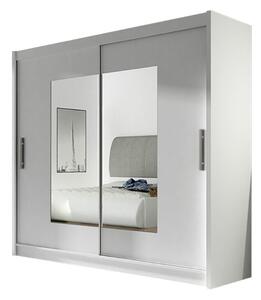 Gardróbszekrény Closico Pallor VII, Laminált forgácslap, 215x180x58cm, Fehér
