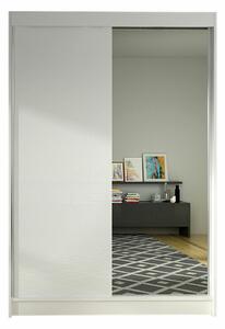 Gardróbszekrény Closico Salvor I, Laminált forgácslap, 200x120x58cm, Fehér