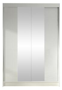 Gardróbszekrény Closico Salvor II, Laminált forgácslap, 200x120x58cm, Fehér