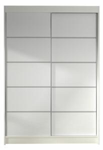 Gardróbszekrény Closico Salvor IV, Laminált forgácslap, 200x120x58cm, Fehér