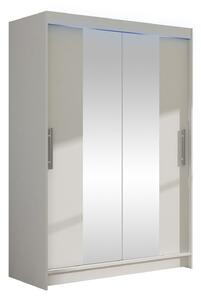 Gardróbszekrény Closico Pacron II, Laminált forgácslap, 200x120x58cm, Fehér