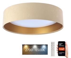 BPS Koncept LED Mennyezeti lámpa SMART GALAXY LED/24W/230V Wi-Fi Tuya bézs/arany + távirányító BS0508