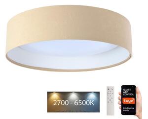 BPS Koncept LED Mennyezeti lámpa SMART GALAXY LED/24W/230V Wi-Fi Tuya bézs/fehér + távirányító BS0513