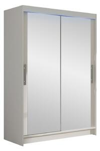 Gardróbszekrény Closico Pacron VII, Laminált forgácslap, 200x120x58cm, Fehér