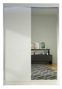 Gardróbszekrény Closico Salvor I, Laminált forgácslap, 200x120x58cm, Fehér