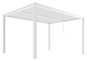 LUXE pergola 3x4m fehér LED világítással