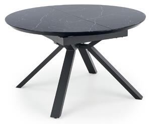 Étkezőasztal Vengir (fekete márvány + fekete) (4-8 fő részére). 1028080