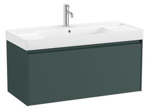 Fürdőszobaszekrény mosdóval Roca ONA 100x50,5x46 cm zöld mat ONA1001ZZM