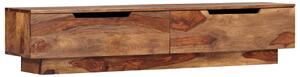 Tömör fa TV-szekrény 145 x 30 x 30 cm