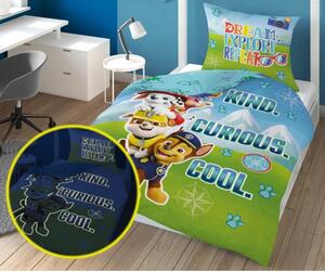 A pamut ágynemű világít a sötétben - PAW PATROL 2 rész: 1 db 140x200 + 1 db 70x80