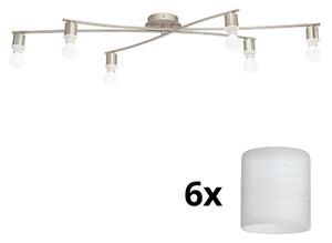 Eglo Eglo - LED Mennyezeti lámpa MY CHOICE 6xE14/4W/230V króm/fehér EG31115G