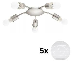Eglo Eglo - LED Mennyezeti lámpa MY CHOICE 5xE14/4W/230V króm/fehér EG31116L