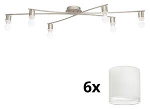 Eglo Eglo - LED Mennyezeti lámpa MY CHOICE 6xE14/4W/230V króm/fehér EG31115F
