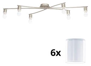 Eglo Eglo - LED Mennyezeti lámpa MY CHOICE 6xE14/4W/230V króm/fehér EG31115D