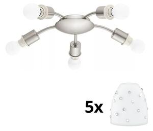 Eglo Eglo - LED Mennyezeti lámpa MY CHOICE 5xE14/4W/230V króm/fehér EG31116C