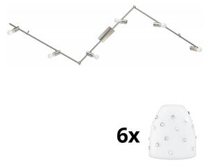 Eglo Eglo - LED Spotlámpa MY CHOICE 6xE14/4W/230V króm/fehér EG31112C
