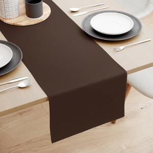 Goldea pamut asztali futó - sötétbarna 35x140 cm